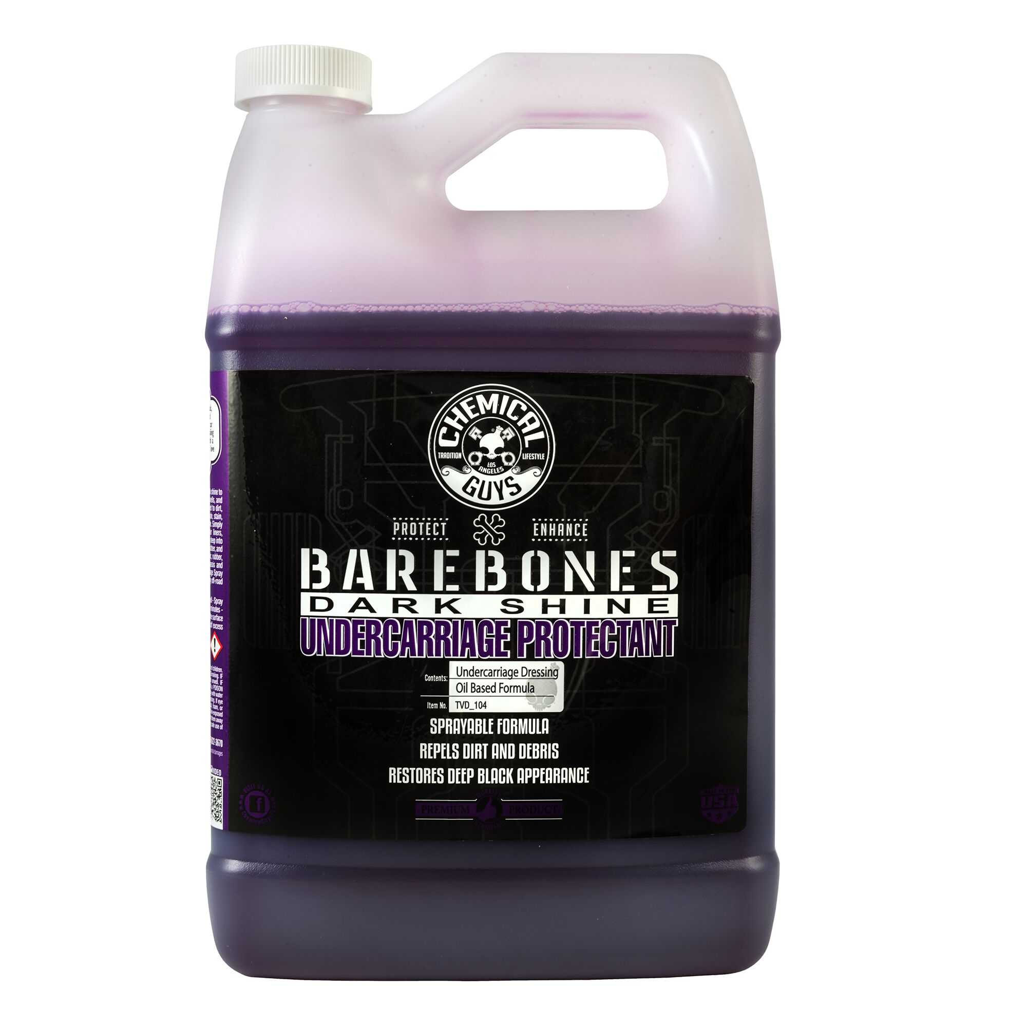 Gallone Bare Bones Unterboden / Radhaus Spray 3,785l - Chemical